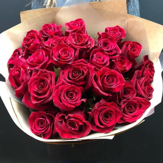 Большой букет из Красных роз  25 шт 🥰