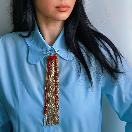 Брошь-булавка «Пульс»