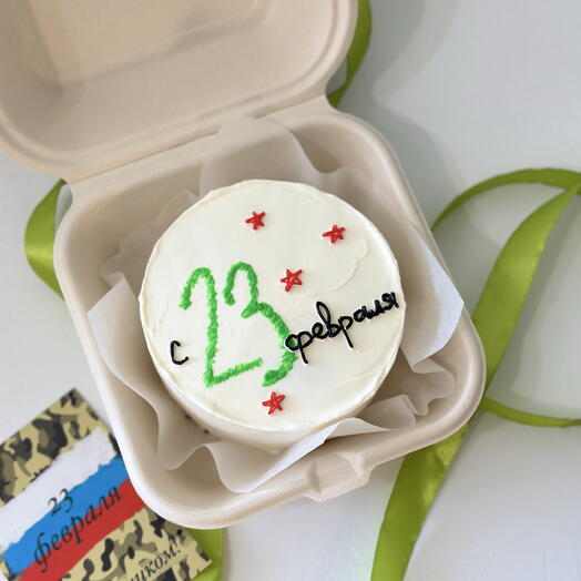 Бенто торт с 23 февраля мужчине