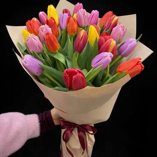 Colorful Tulip Bouquet