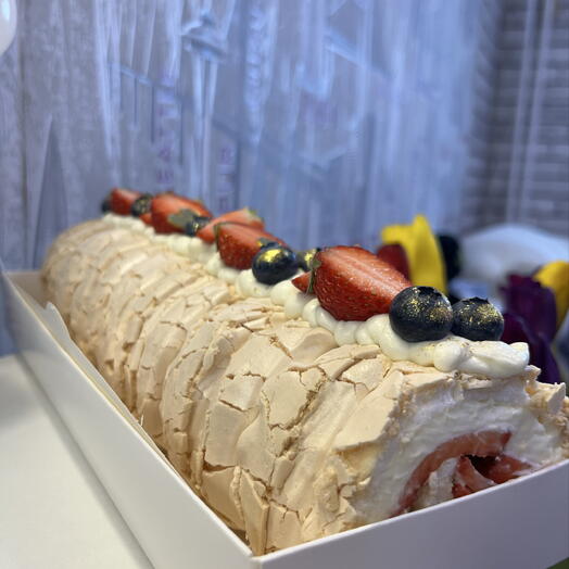 Меренговый рулет