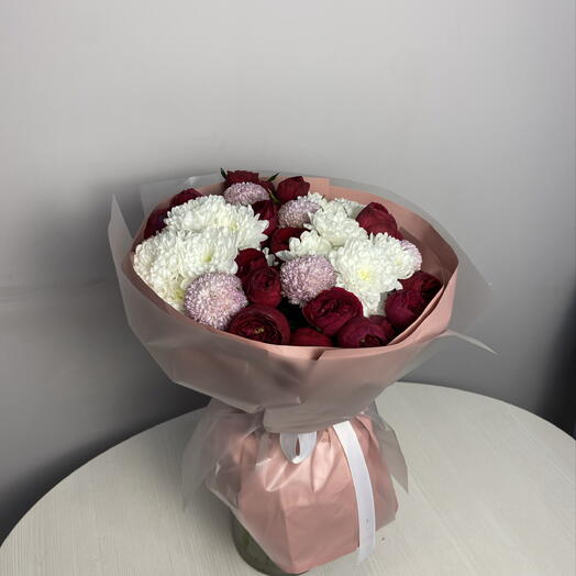 Хризантема, red piano