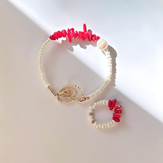 Сет украшений «Коралловый»