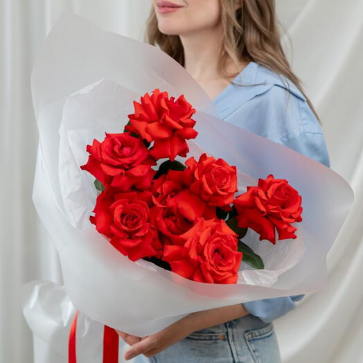 7 французских роз «Нина»