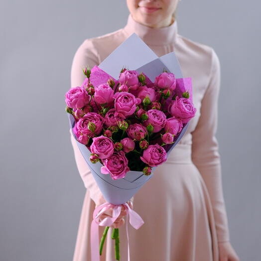 Букет пионовидных роз Misty Bubbles S