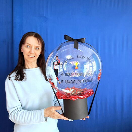 Шар баблбокс для мужчины