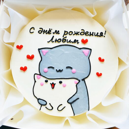 Бенто-торт на День Рождения девушке, жене, любимому мужчине, мужу, парню - тортик любимым