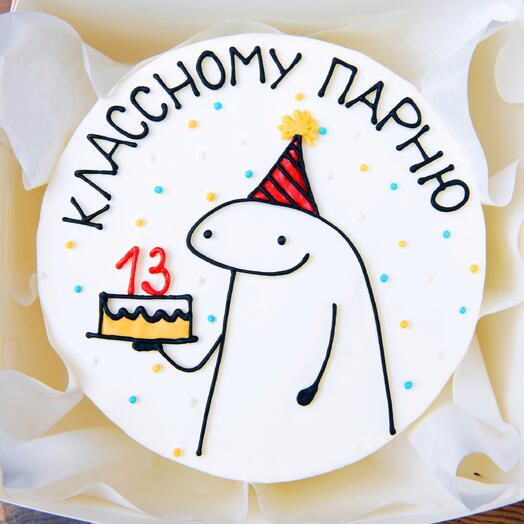 Бенто-торт на День Рождения мальчику, сыну, любимому мужчине, мужу, парню, девушке, папе, маме, дочке, девочке - тортик размер M