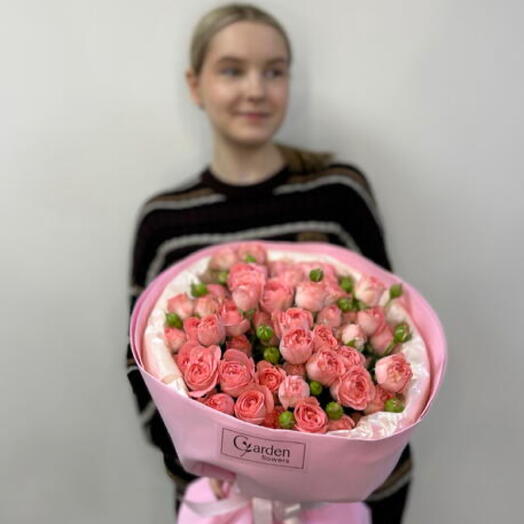 Букет из кустовых роз фемке