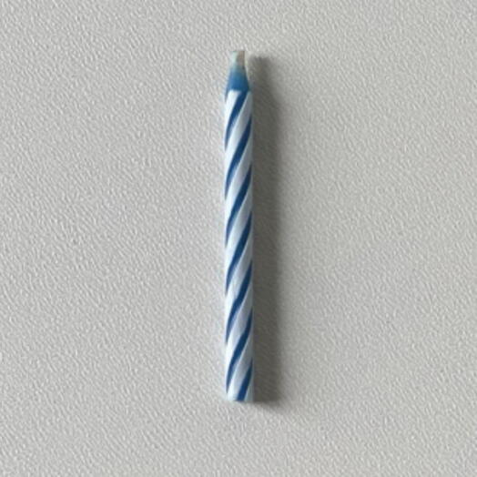 Свеча незадуваемая синяя, 1 штука 🕯️ для очень длинного желания:) Обязательно дайте разгореться 1-1,5 минуты