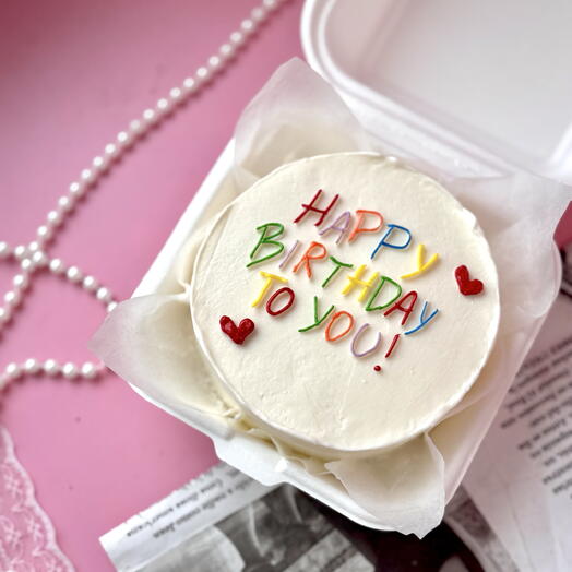 Бенто торт Happy Birthday to you
