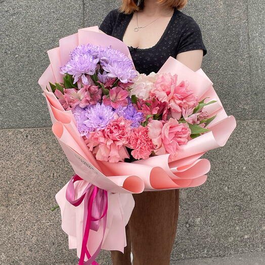 Большой доваминовый букет «Краски Нежной Любви»🧚🏻‍♀️💗