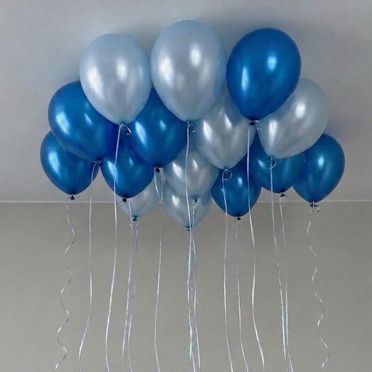 Шары под потолок «Синева», 15 шт