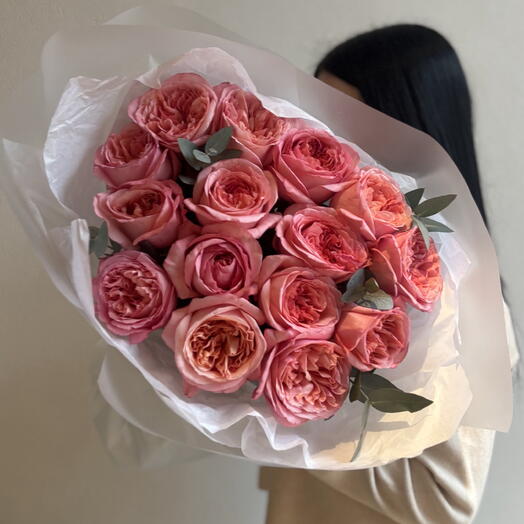 Пионовидные розы Pink Expression