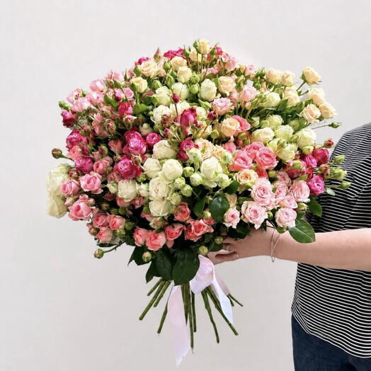 Микс спрей роз 30 шт