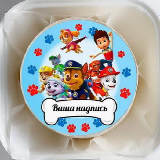 Бенто торт детский Щенячий патруль