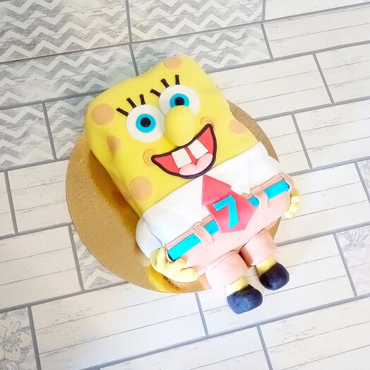 3D-торт "Губка Боб", 2 кг