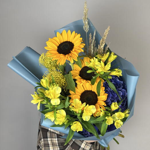 Летний с подсолнухами 🌻