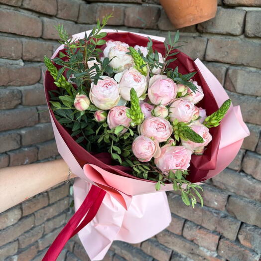 peony rose forest