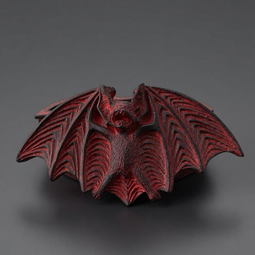 🦇Гипсовая Шкатулка «Летучая Мышь»🦇