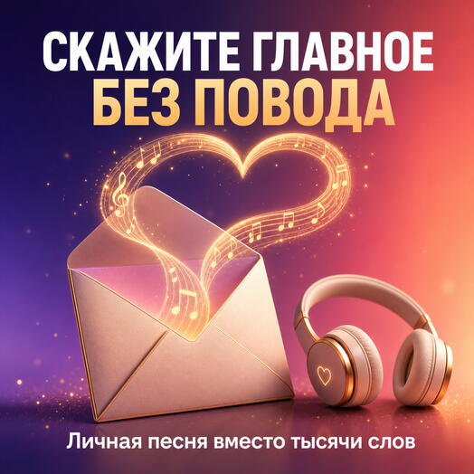 Подарочный сертификат Песня на заказ