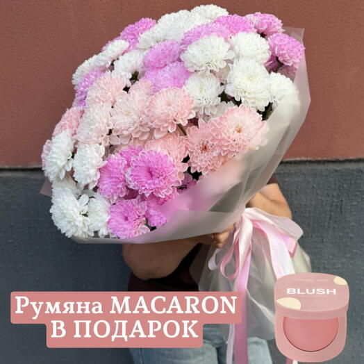 Большой букет «Вау» + подарок от
Vivienne Sabo - румяна MACARON