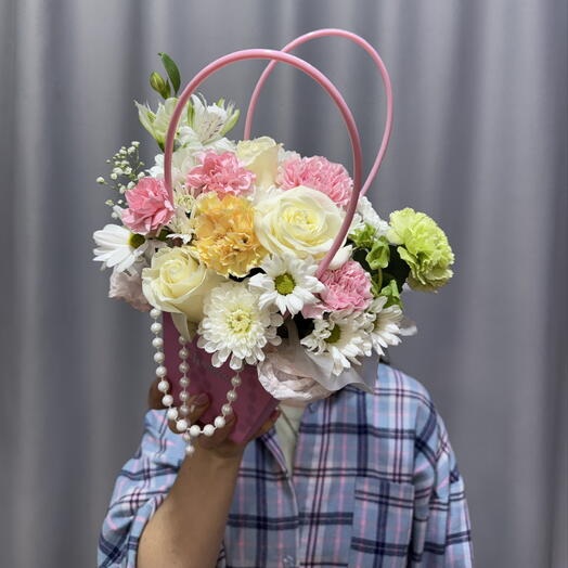 Цветы в сумке«FLOWER»