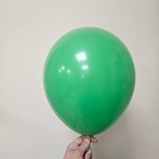 Шар на гелии 1шт ЗЕЛЕНЫЙ
