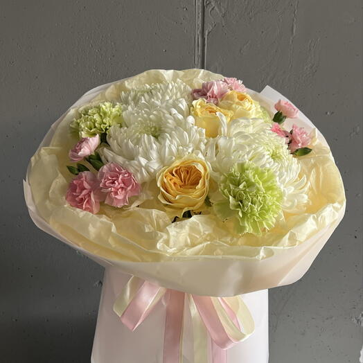 Нежный воздушный букет 💐