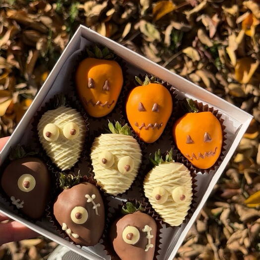 Набор из клубники в шоколаде «Хэллоуин»🎃