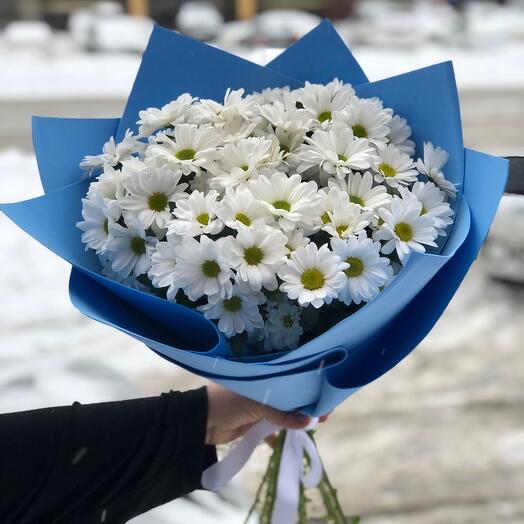 Букет из хризантемы