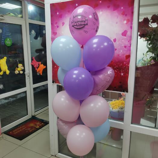 Фонтан 13 шт с днём рождения для неё