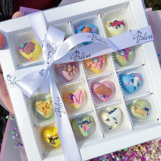 Dulces de chocolate belga 16 piezas