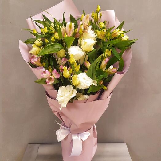 Альстромерия и лизиантус