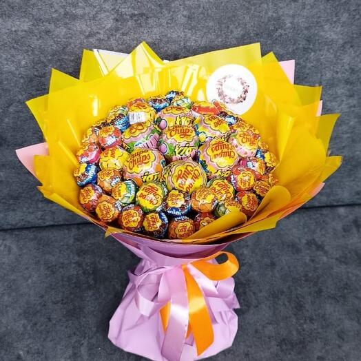 Букет з чупа чупсов