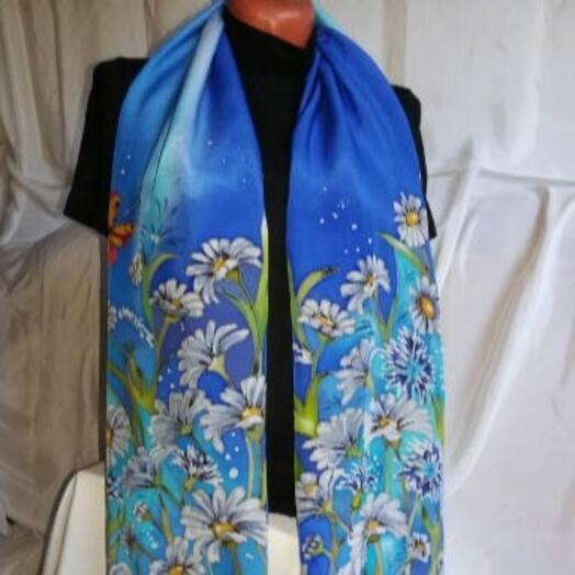 Bufanda batik "país de la Manzanilla"