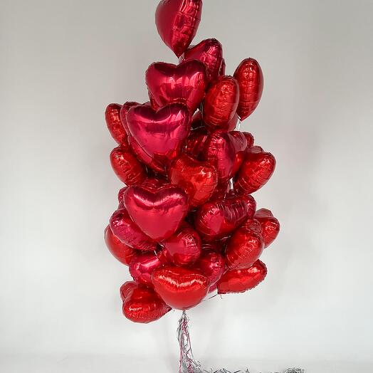 Set of balloons "Red Valentino"