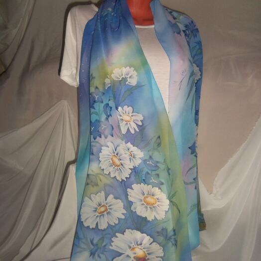 Bufanda batik "Suave amanecer"
