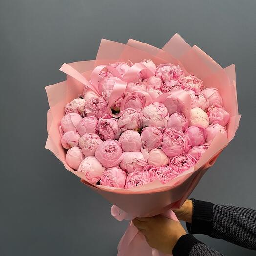 Bouquet of 51 Peonies by Sarah Bernhardt