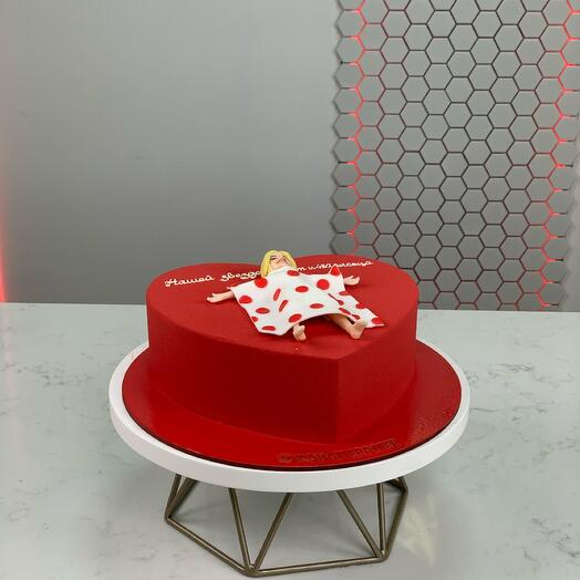 Cake "To our star"