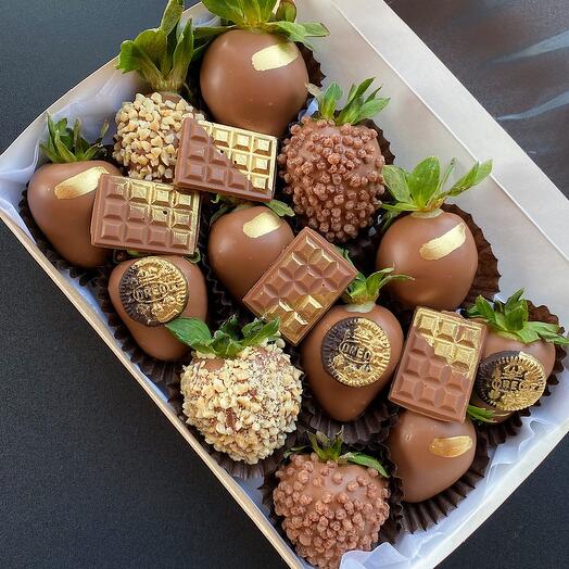 Fresas cubiertas de chocolate