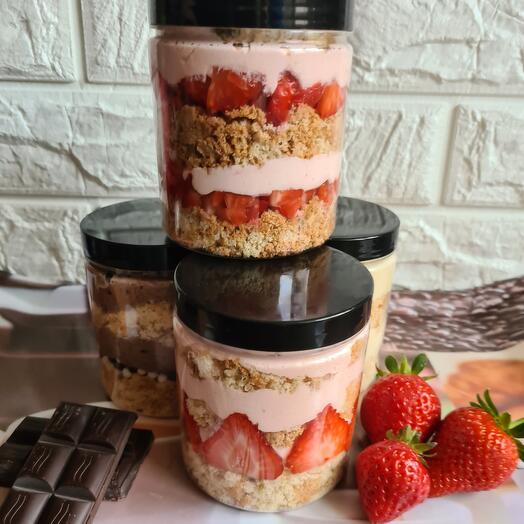 6 cake jars