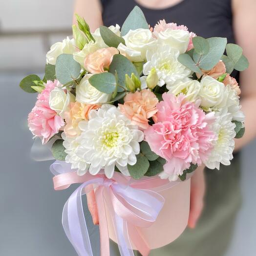 Нежное прикосновение 🌸 хризанема,эустома, диантус