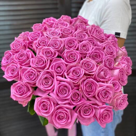 Букет из 51 розы 60 см
