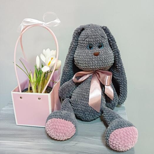 Toy Bunny Gray