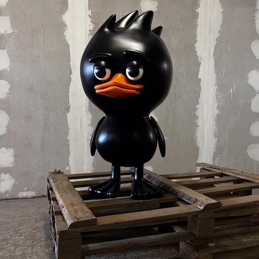 Арт-Фигура Black Duck 90 см