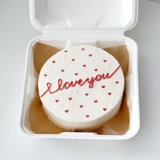 Бенто торт большой l love you