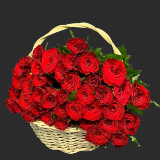 Flowers in basket