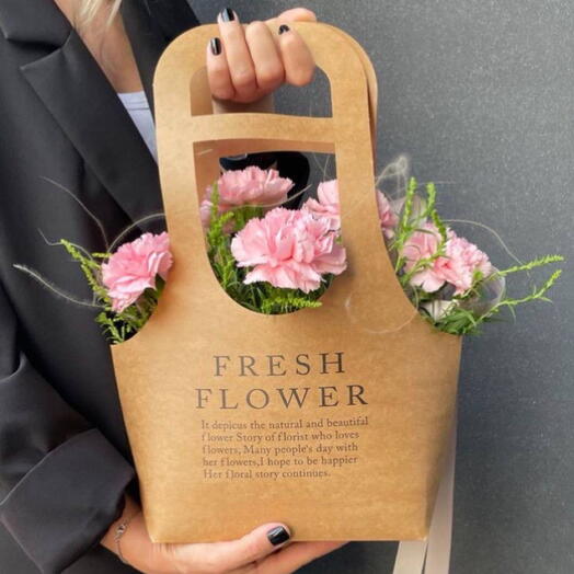 Cesta de flores