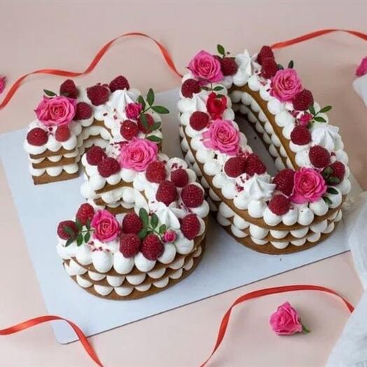 Торт цифра Опять 25 2 кг
